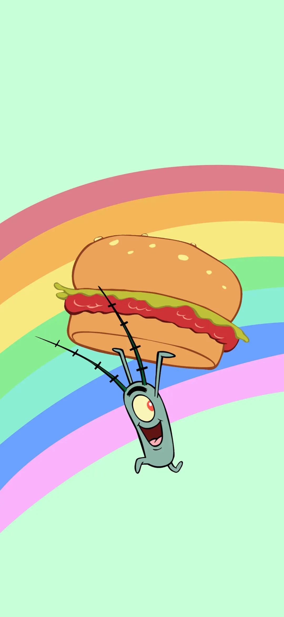 一些海绵宝宝的壁纸,海绵宝宝可以根据时间变化的壁纸