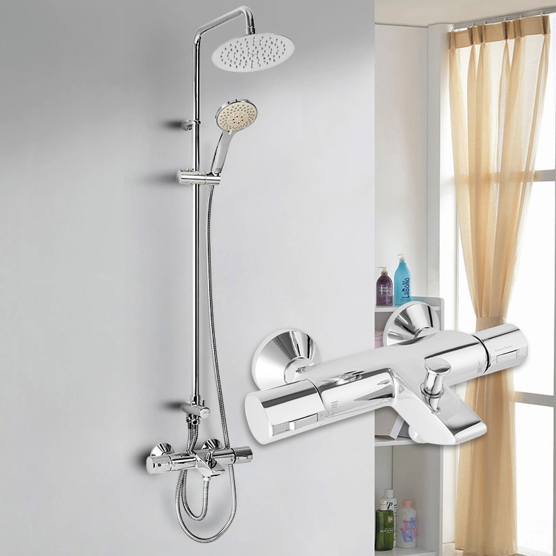 恒温花洒如何让花洒出水,恒温花洒要么冷水要么热水怎么调