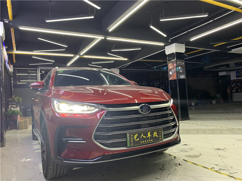 比亚迪唐的远光灯改造,比亚迪唐远光灯怎么调高度