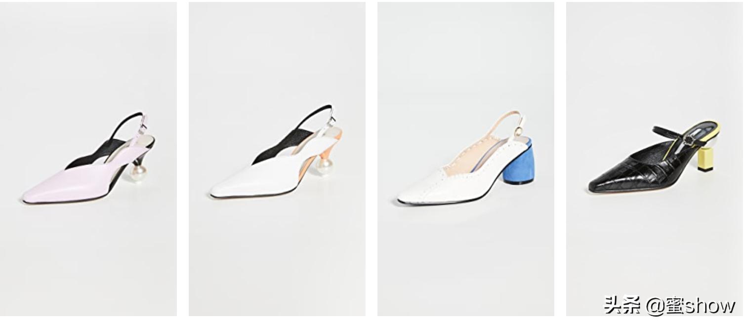 喜欢高跟鞋的时髦精们,衣柜少不了这4双蓝鞋