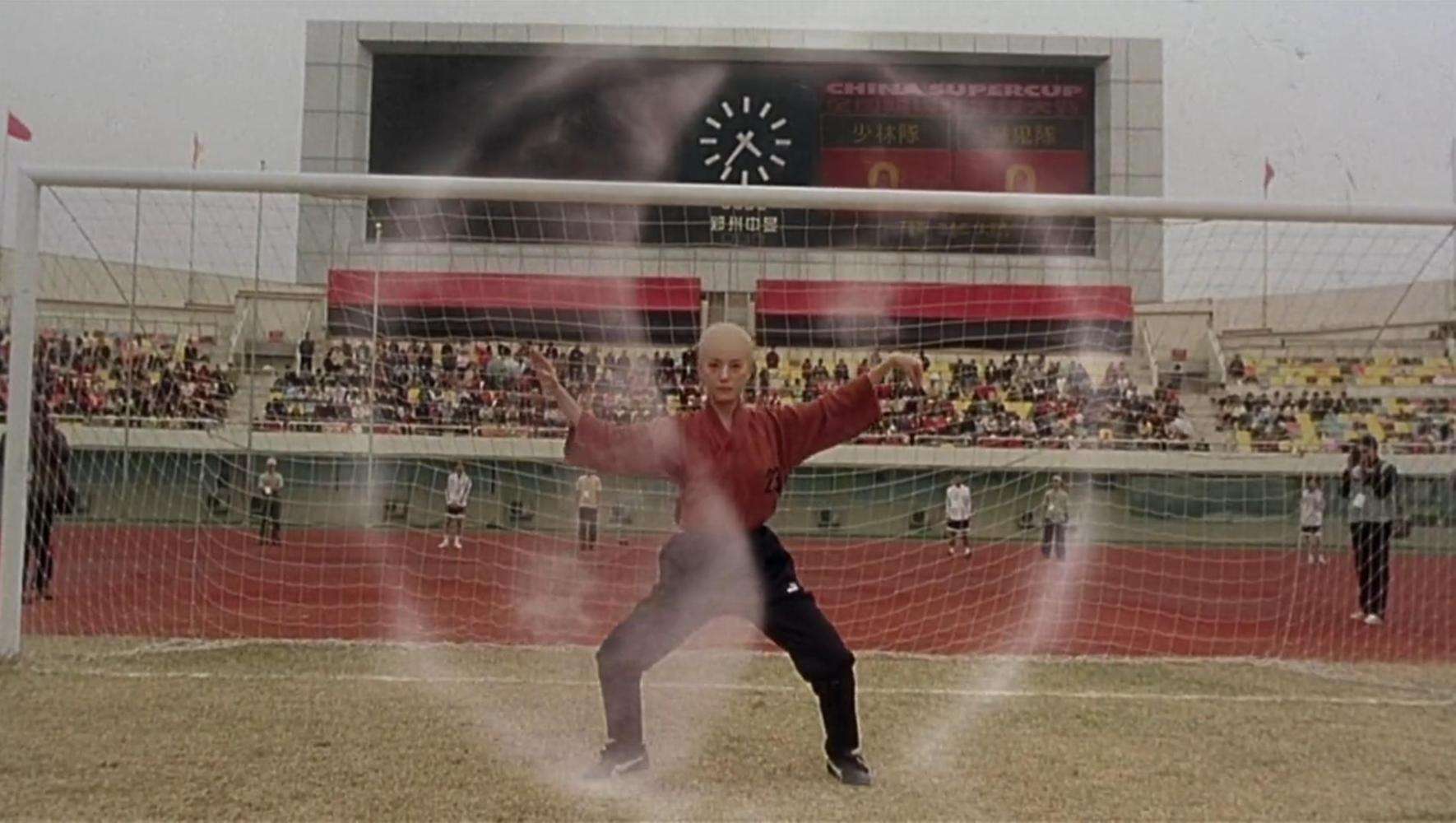 少林足球星爷与赵薇对话片段,少林足球赵薇打太极