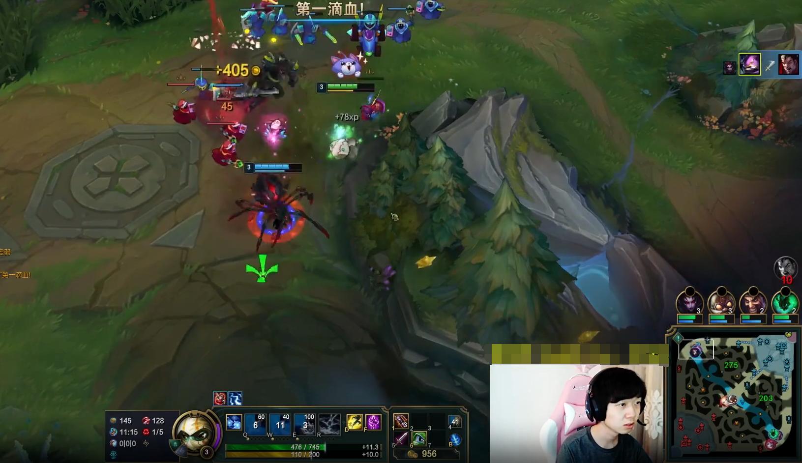 神超凯南打提莫,神超偷钱流凯南天赋