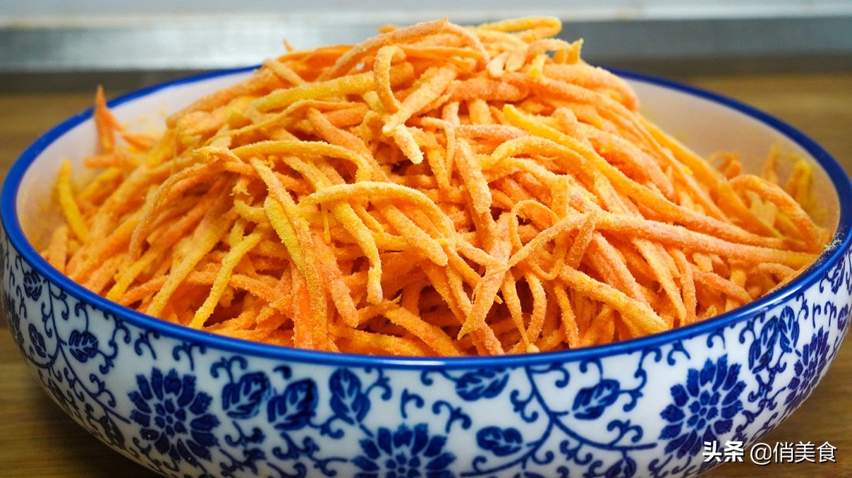 蒸胡萝卜丝的正确做法,怎么蒸胡萝卜丝比较好吃