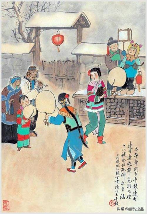 中国古代单人画,中国古代有趣的画