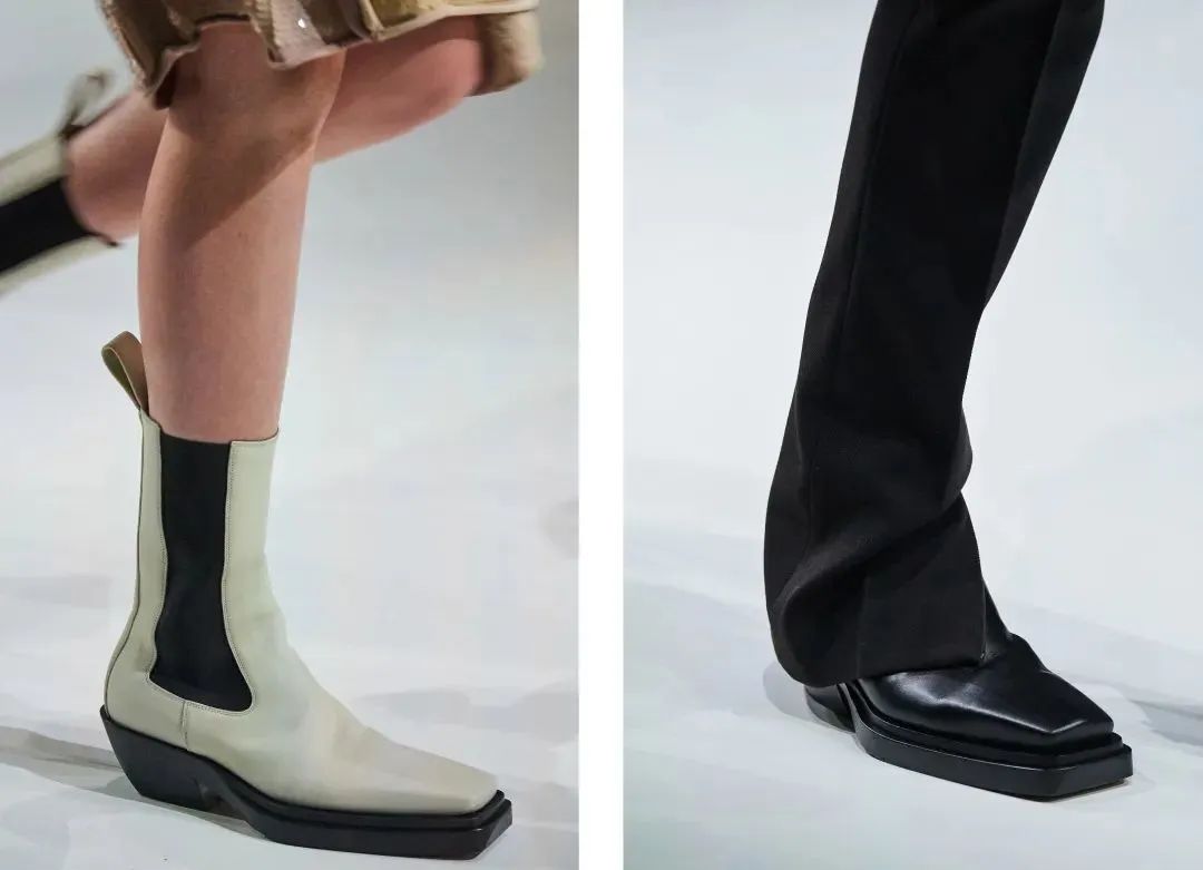 最经典的方头鞋,最好看方头圆头鞋