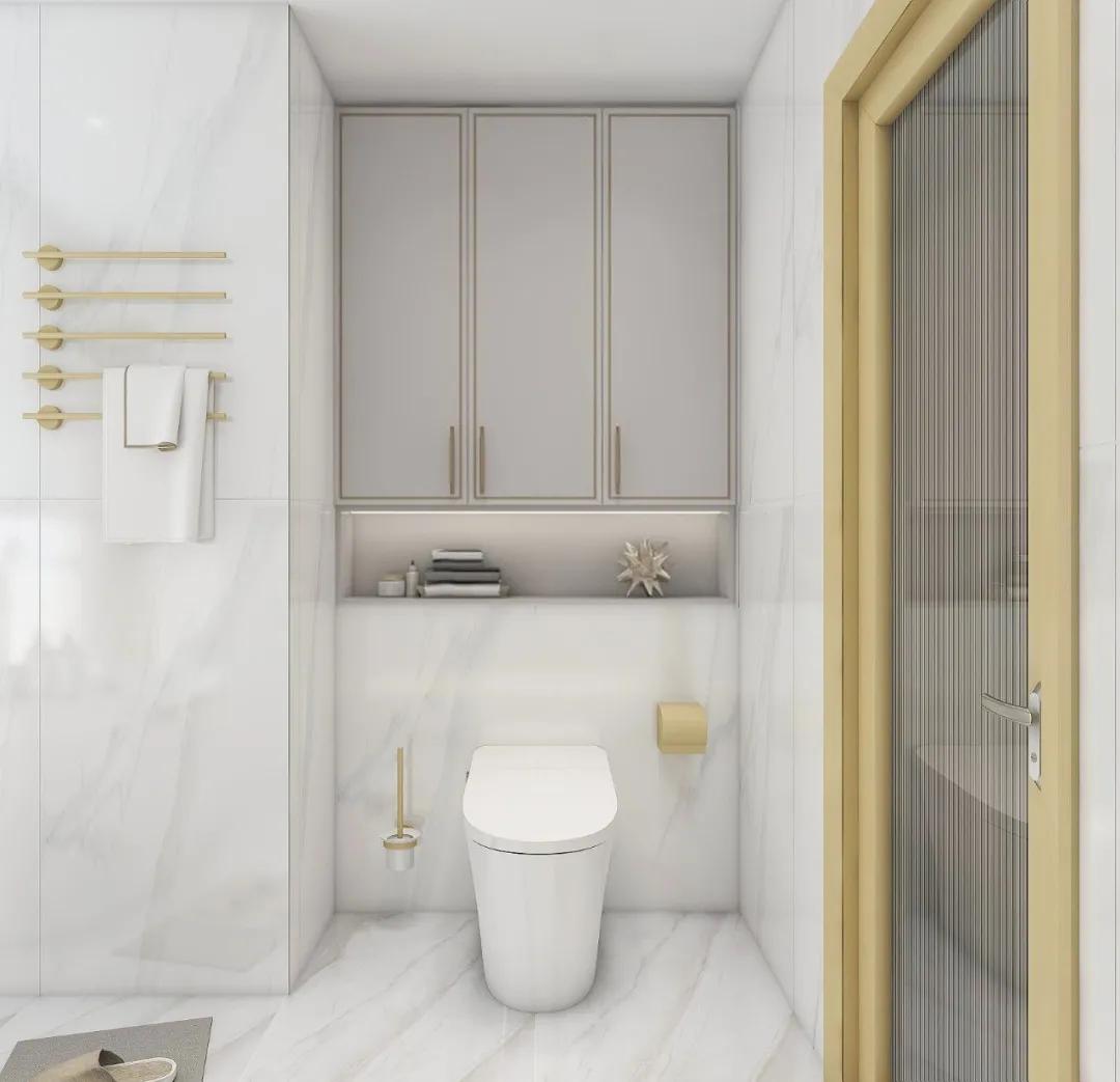 卫浴轻奢风格,意式轻奢的卫浴