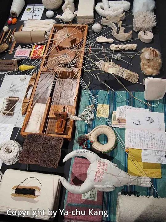 棉花艺术作品,棉花手工艺术作品