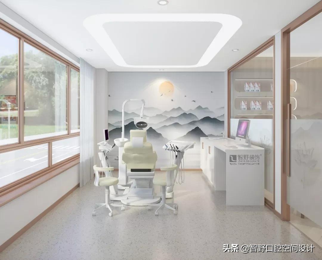 牙科口腔诊所设计,口腔诊所口腔医院设计案例效果图