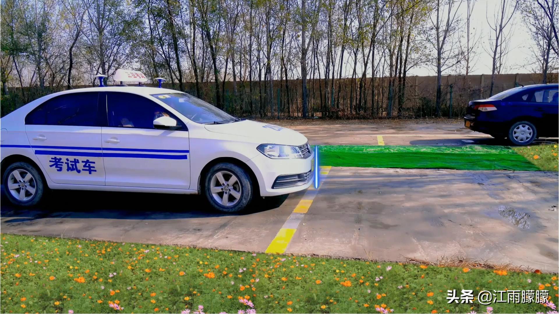 平行倒库最简单方法,三九倒库怎么练