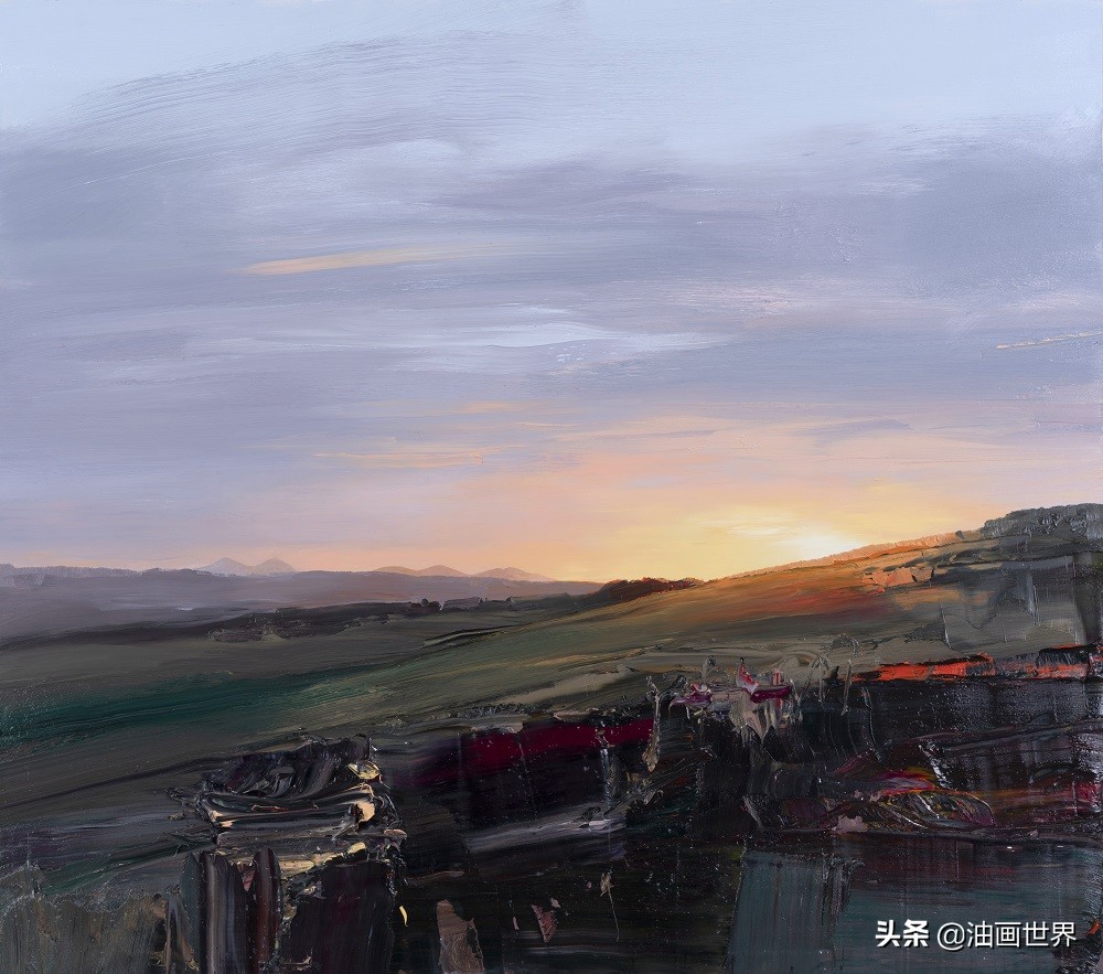 美国印象派画家沃利斯的风景油画,谢尔盖巴索夫风景油画