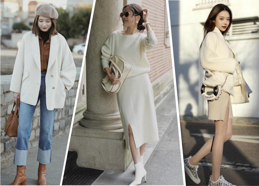 皮肤黄黑适合什么颜色穿搭,秋冬穿搭显皮肤白的颜色