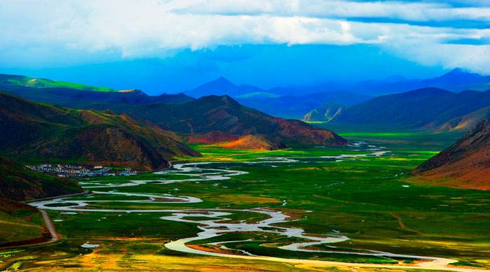 最美昌都藏东明珠,令人窒息的绝美风景