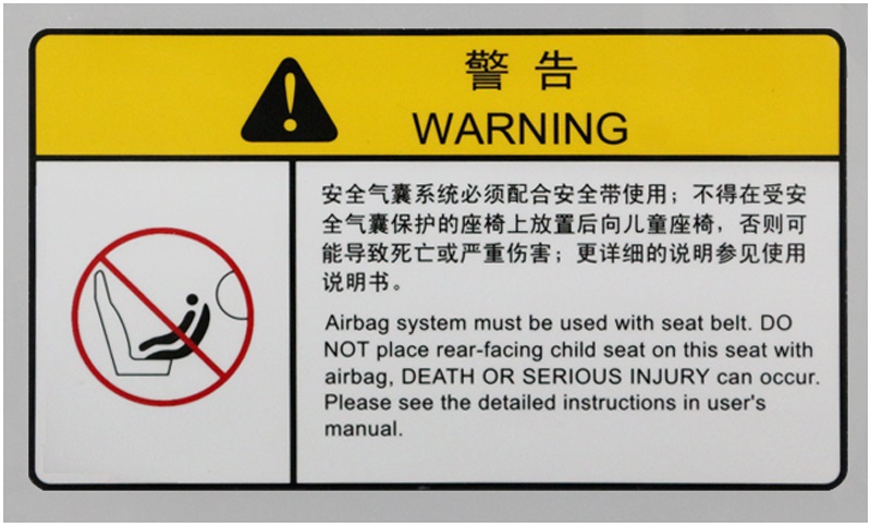 车辆警告灯标志识别图,车载防盗警示标志