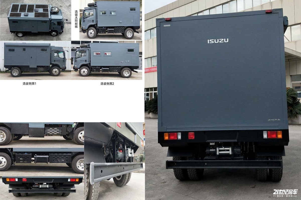 五十铃方箱房车,五十铃单排升顶皮卡房车最新消息