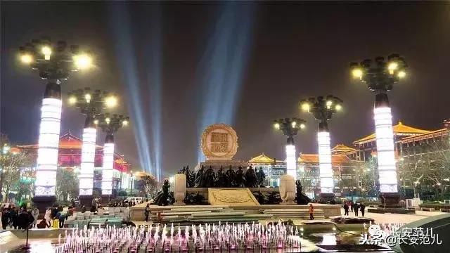 大唐不夜城还原照片,大唐不夜城换装拍摄