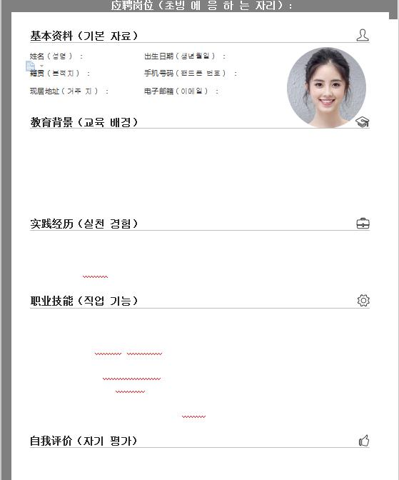 英语简历模板范文简短,英语个人简历模板空白表格
