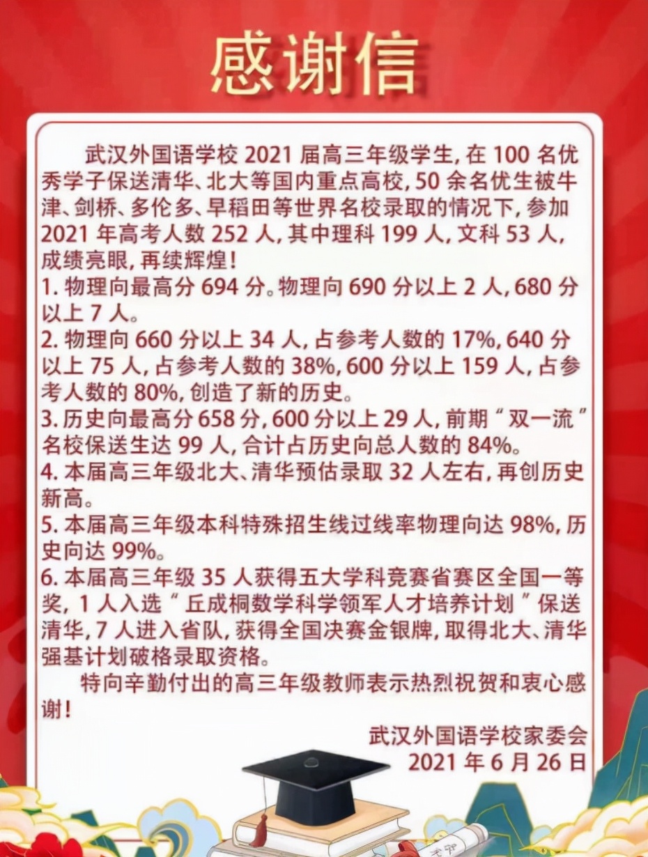 一年全国有多少人考上清北,2018各高中考入清北人数