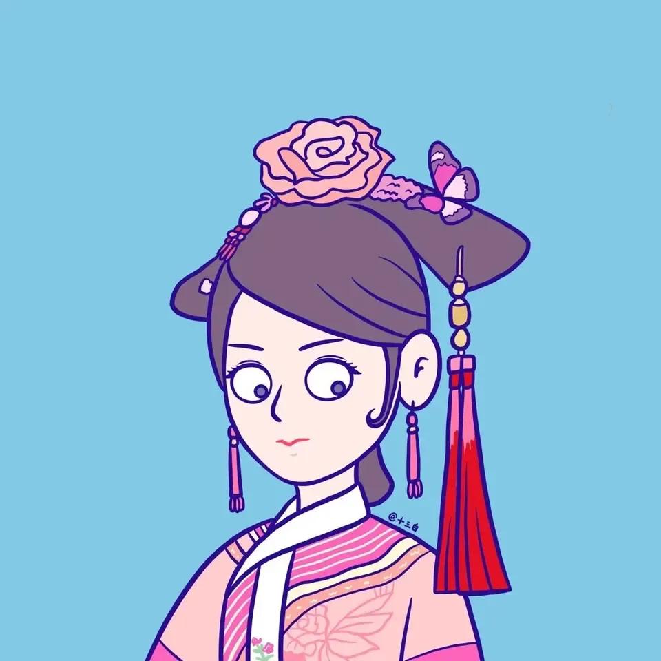 古典漫画头像小可爱,经典头像小可爱