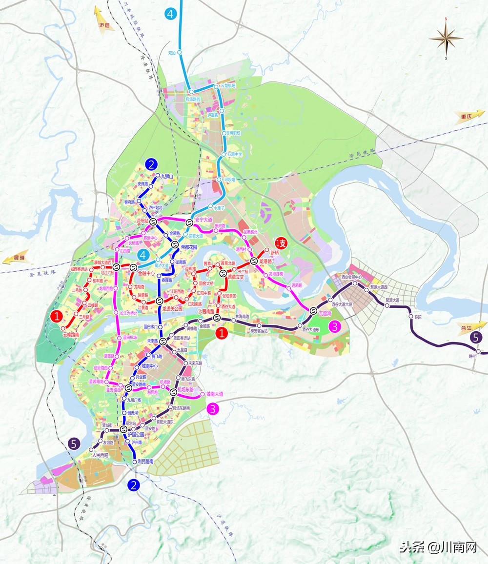 泸州市轨道交通公示,泸州市城市轨道交通建设