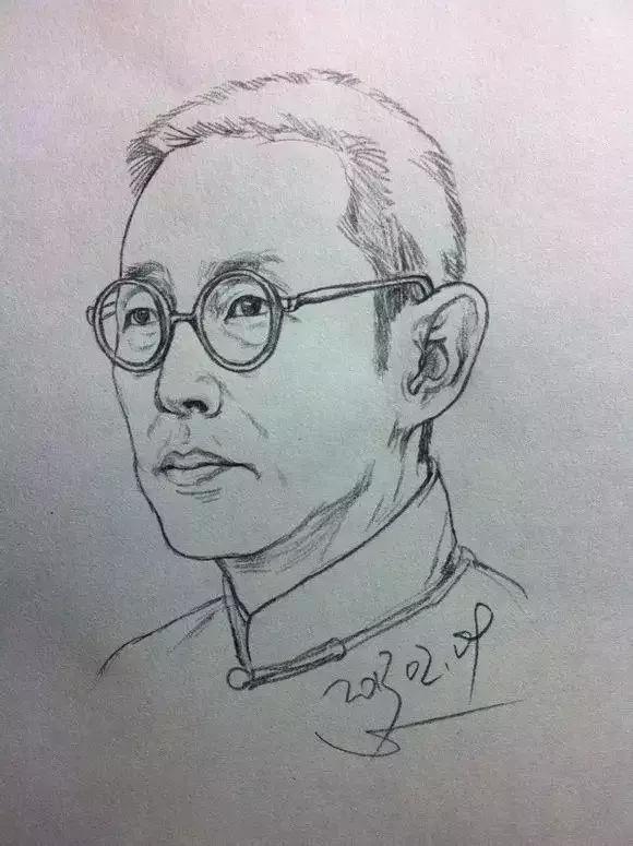 人物速写肖像画,速写是看一眼就能画出来的吗