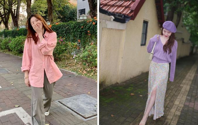 微胖女生穿搭牛仔裤和衣服,微胖女人穿衣的3个穿搭技巧