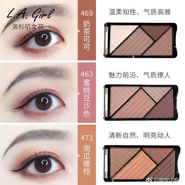 3ce眼影玫瑰香槟四盘如何上妆,新手简单眼影盘推荐百搭