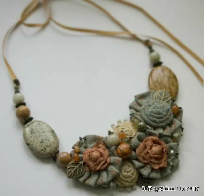 颈饰diy教程,漂亮的颈部装饰品