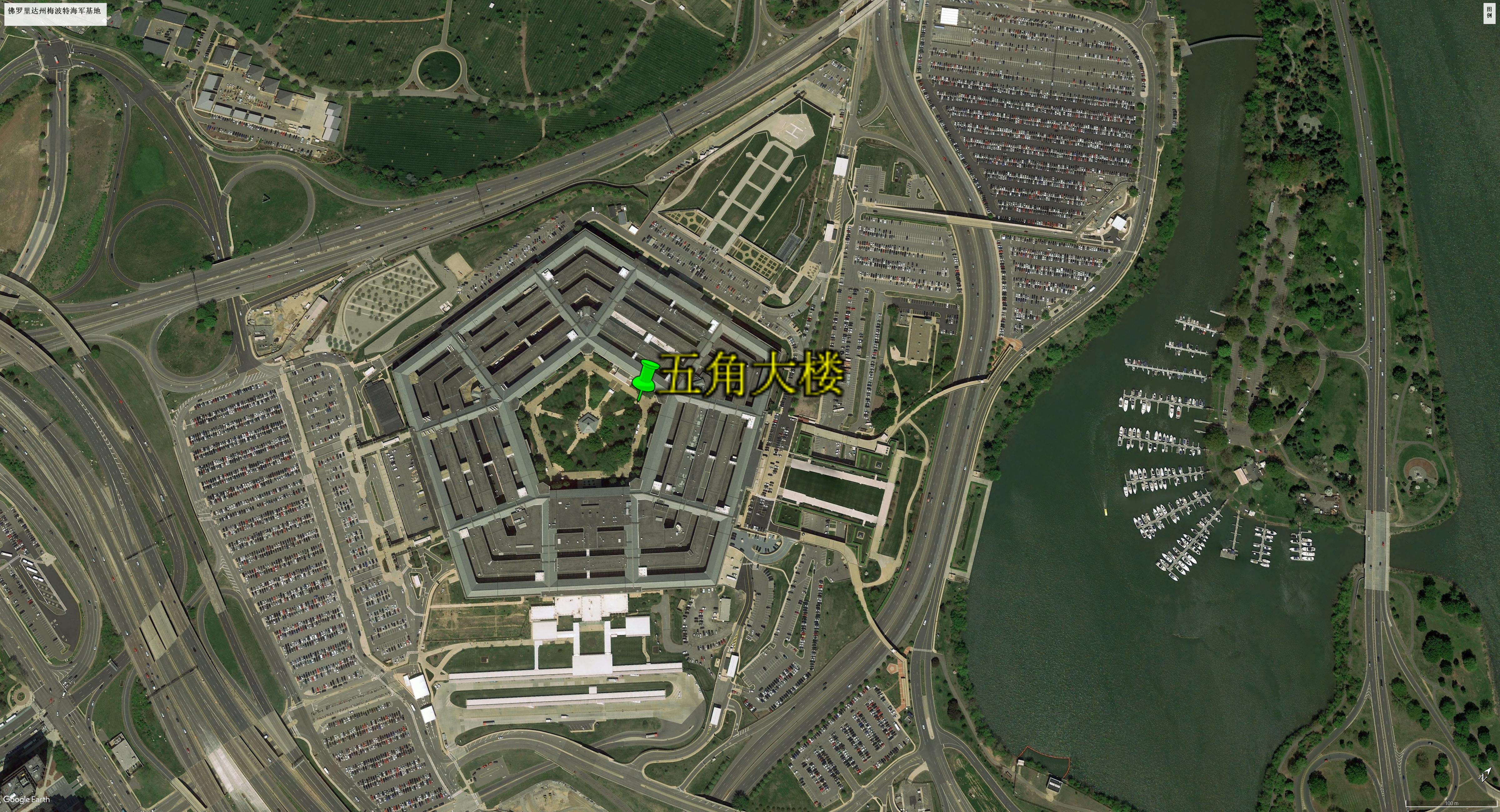 卫星地图观看美军海外军事基地,美军军事基地真实影像
