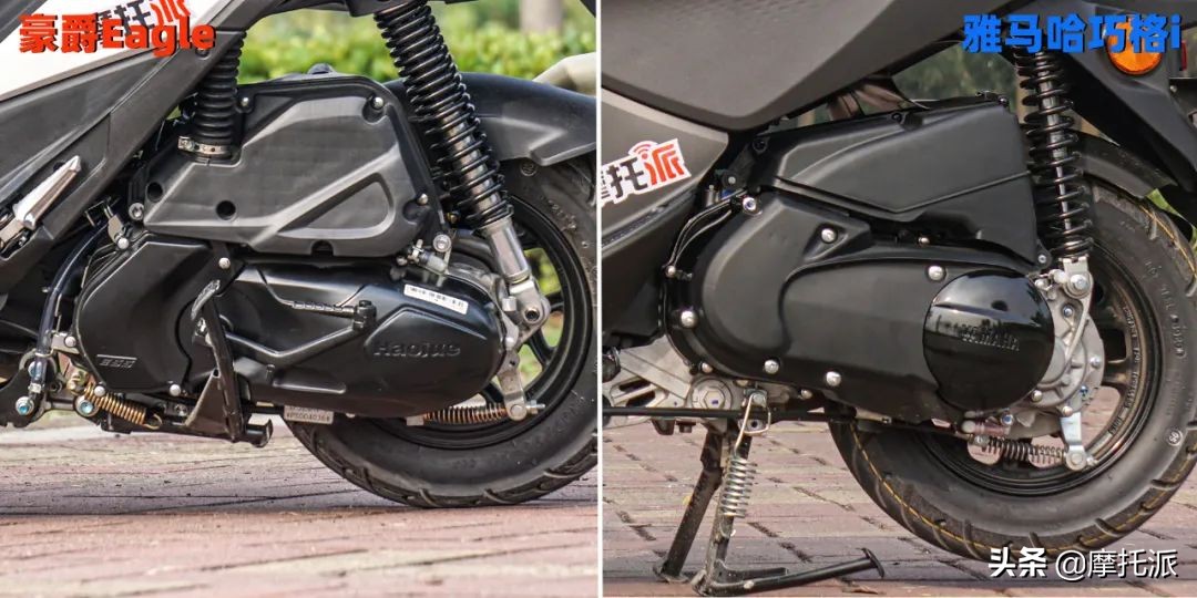 雅马哈巧格125i对比豪爵eagle,豪爵eagle125