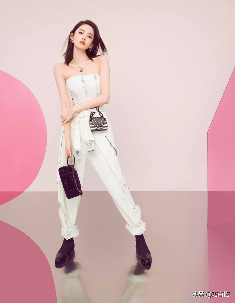 娜扎穿搭杂志图片,娜扎小ck同款