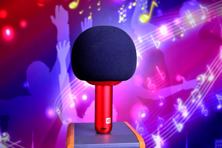 唱吧g2小巨蛋手持q5麦克风,唱吧k歌宝小巨蛋q5麦克风送礼