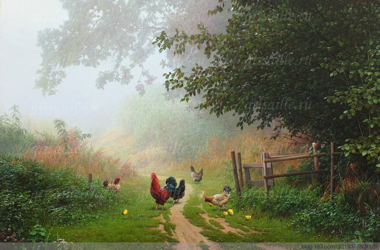 俄罗斯画家画油画海景风景,尤恩乌格罗油画风景作品