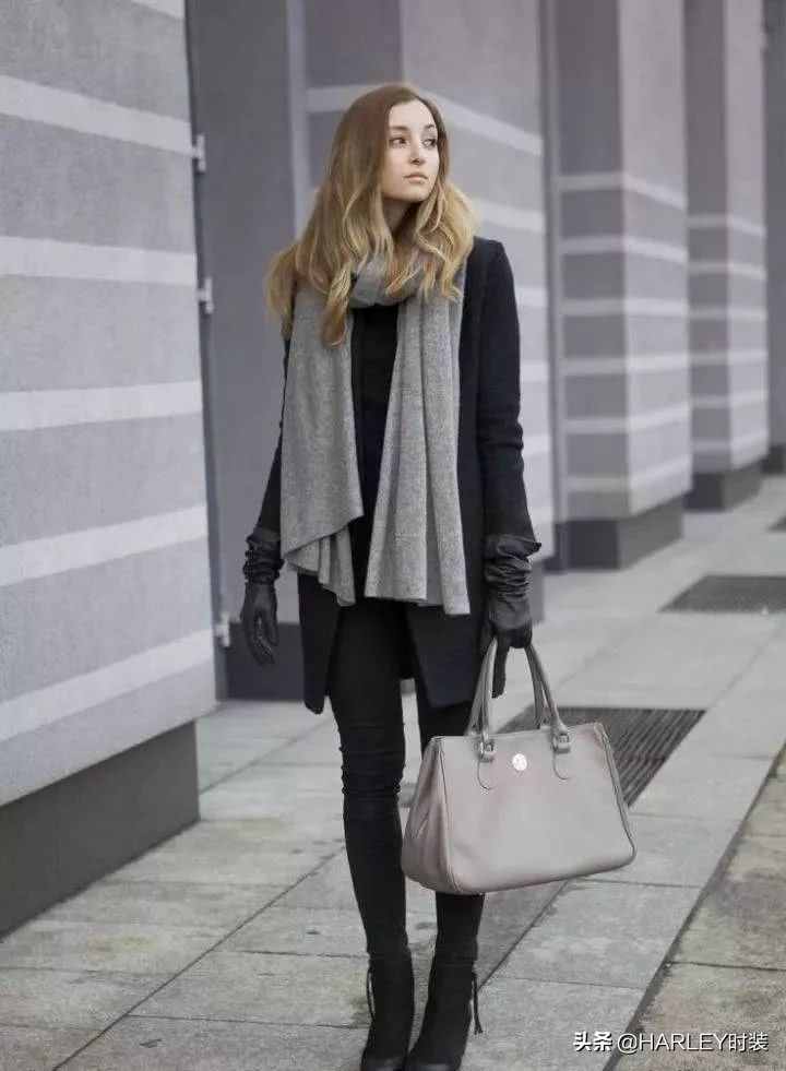 秋冬围巾超好看又时髦的系法,紫小妮秋冬围巾八种系法