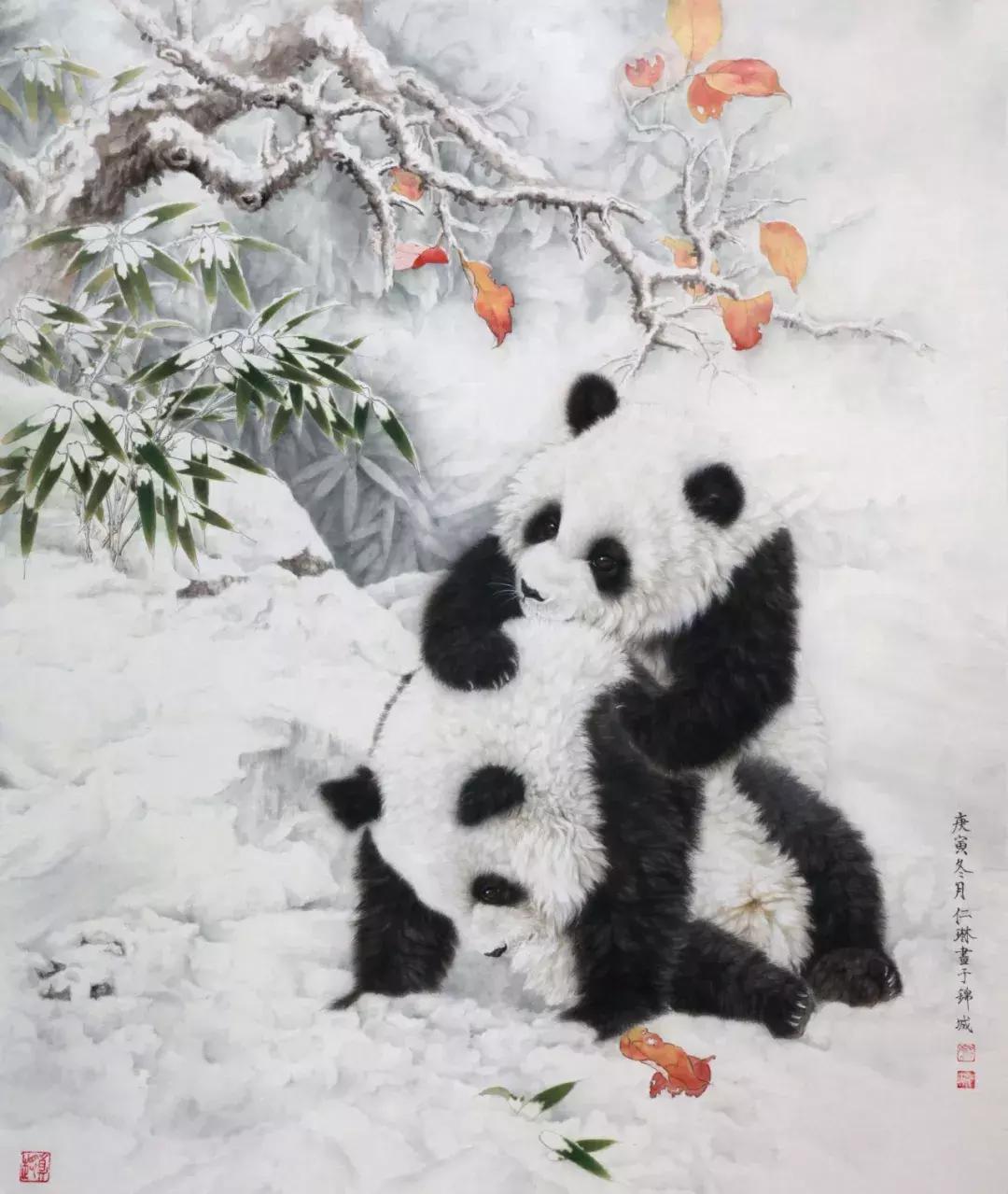 画100种可爱小萌物熊猫,怎么画熊猫简单又可爱