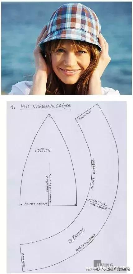 太阳越来越烈了,教你用旧衣服做遮阳帽,有教程