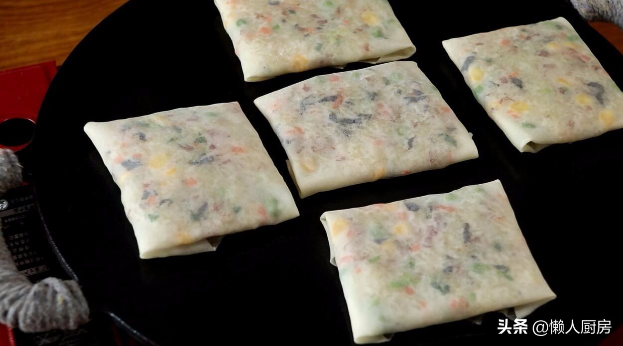 自己做春卷皮再包春卷是怎么做的,春卷皮怎么做不用电饼铛