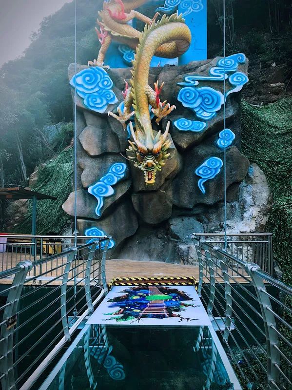 宁波五龙潭玻璃桥感觉怎么样,宁波五龙潭风景区玻璃桥