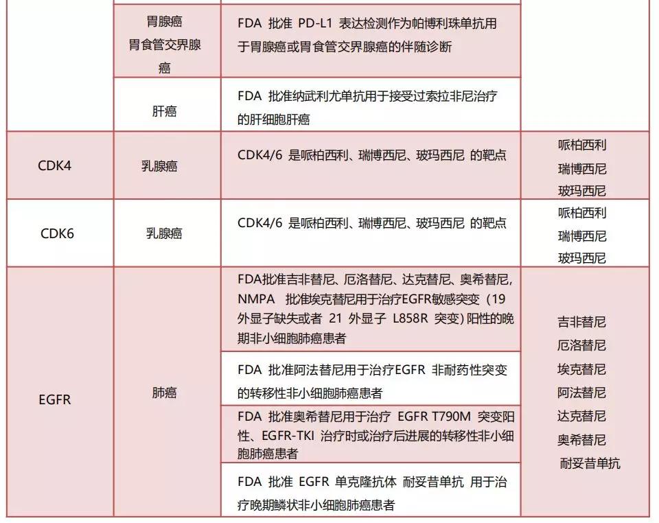 癌症基因检测一定有靶向药可用吗？速查宝典：靶点-靶向药-适应症