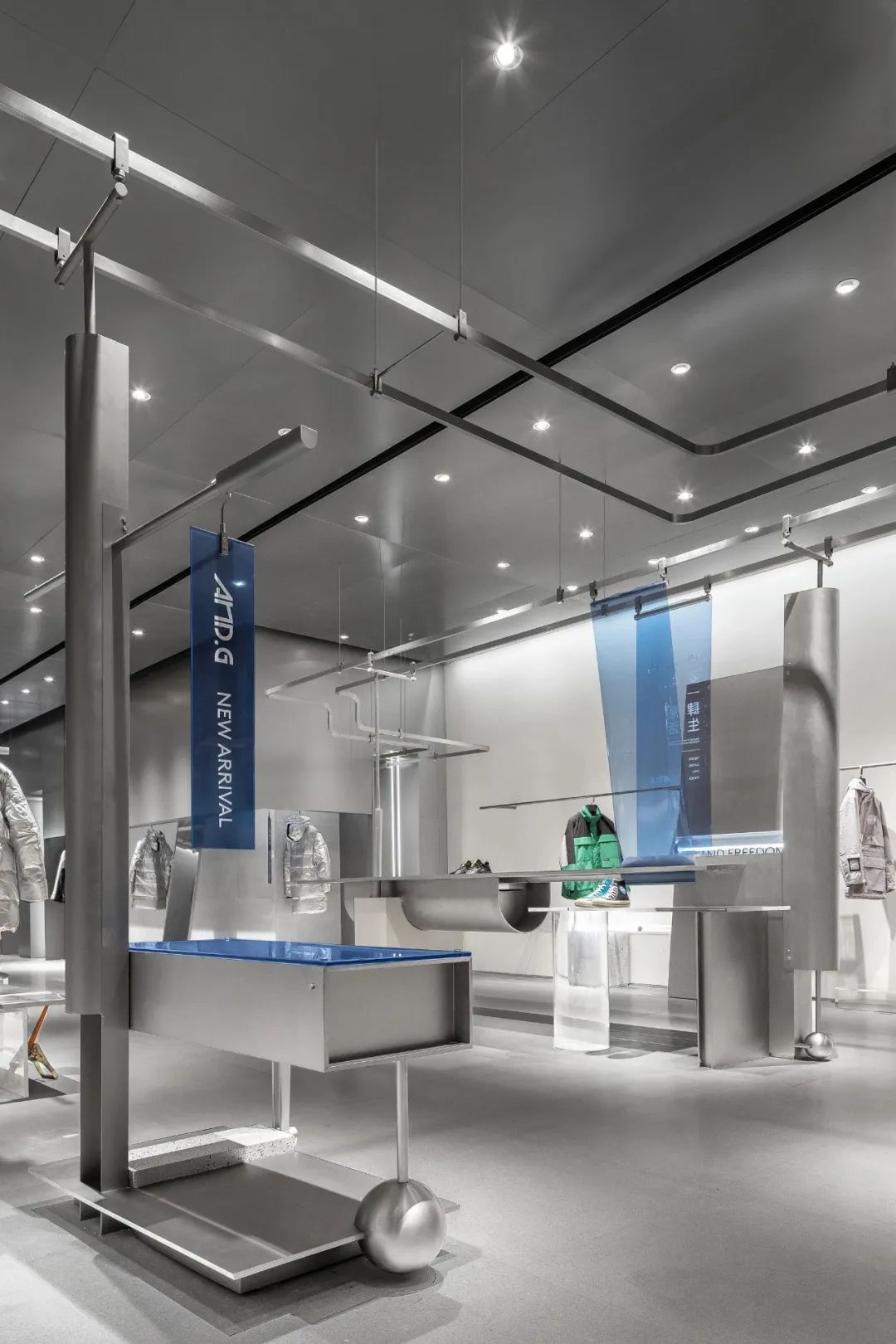 gxg品牌形象陈列,gxg旗下潮牌