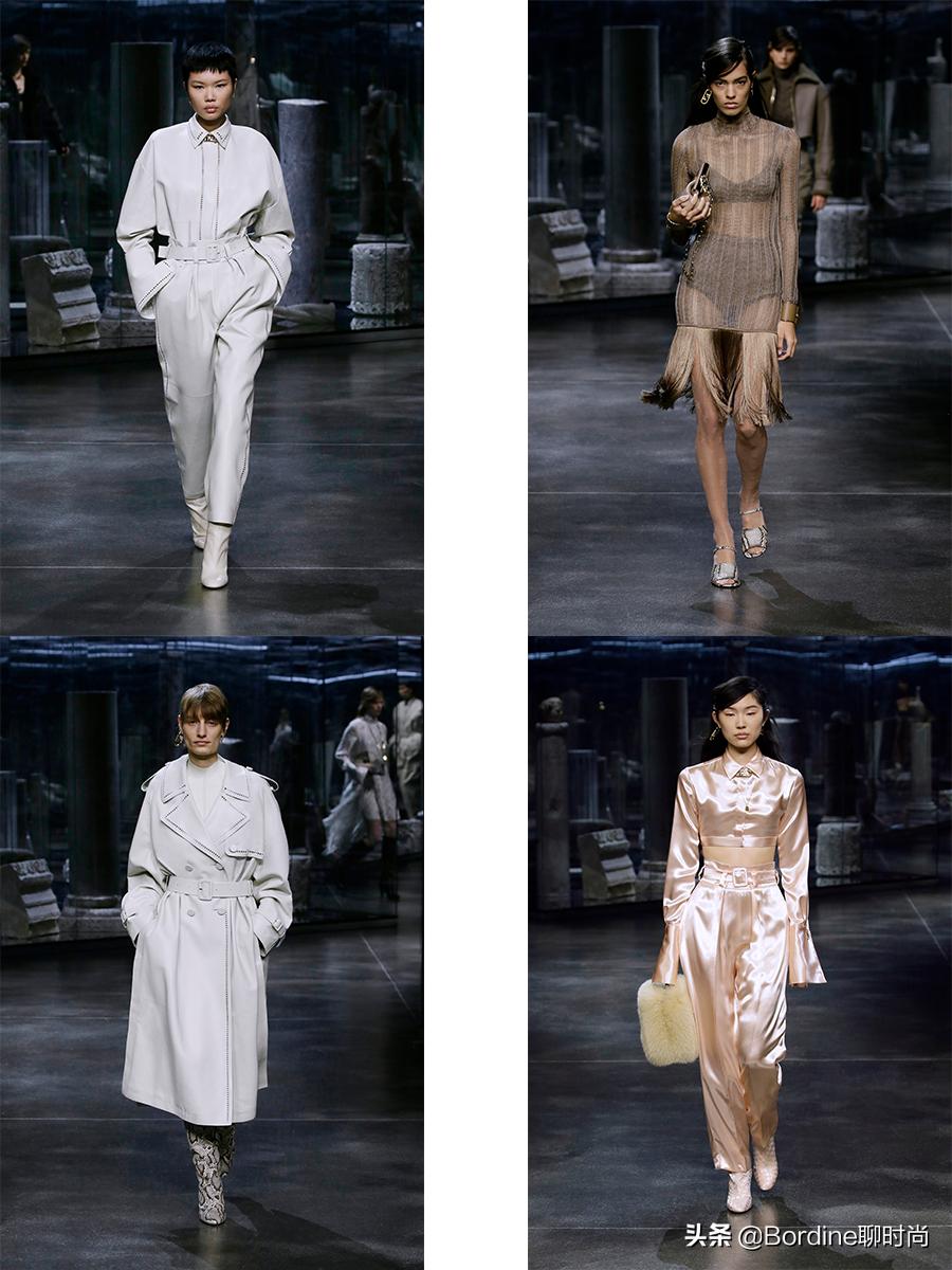 Fendi2021秋冬，芬迪，传承的优雅，简单轮廓中更为潮流时尚