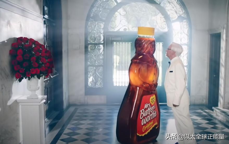 有八块腹肌的肯德基爷爷,肯德基老爷爷亲自做炸鸡