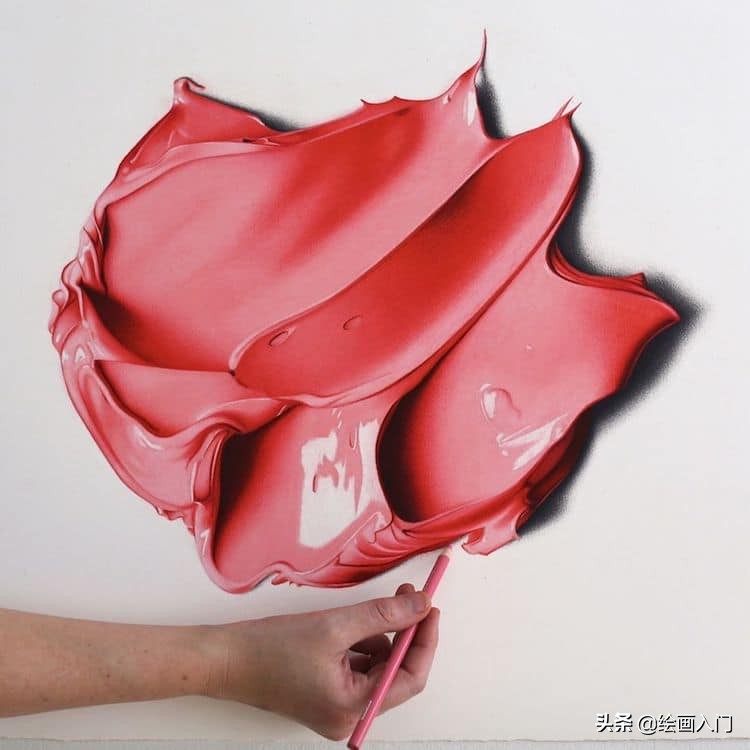 彩铅和丙烯画,油性彩铅画作品高级感