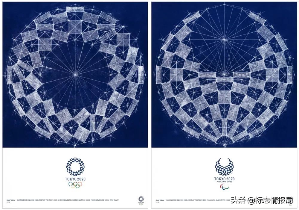 设计东京奥运会logo,用数学线条设计logo