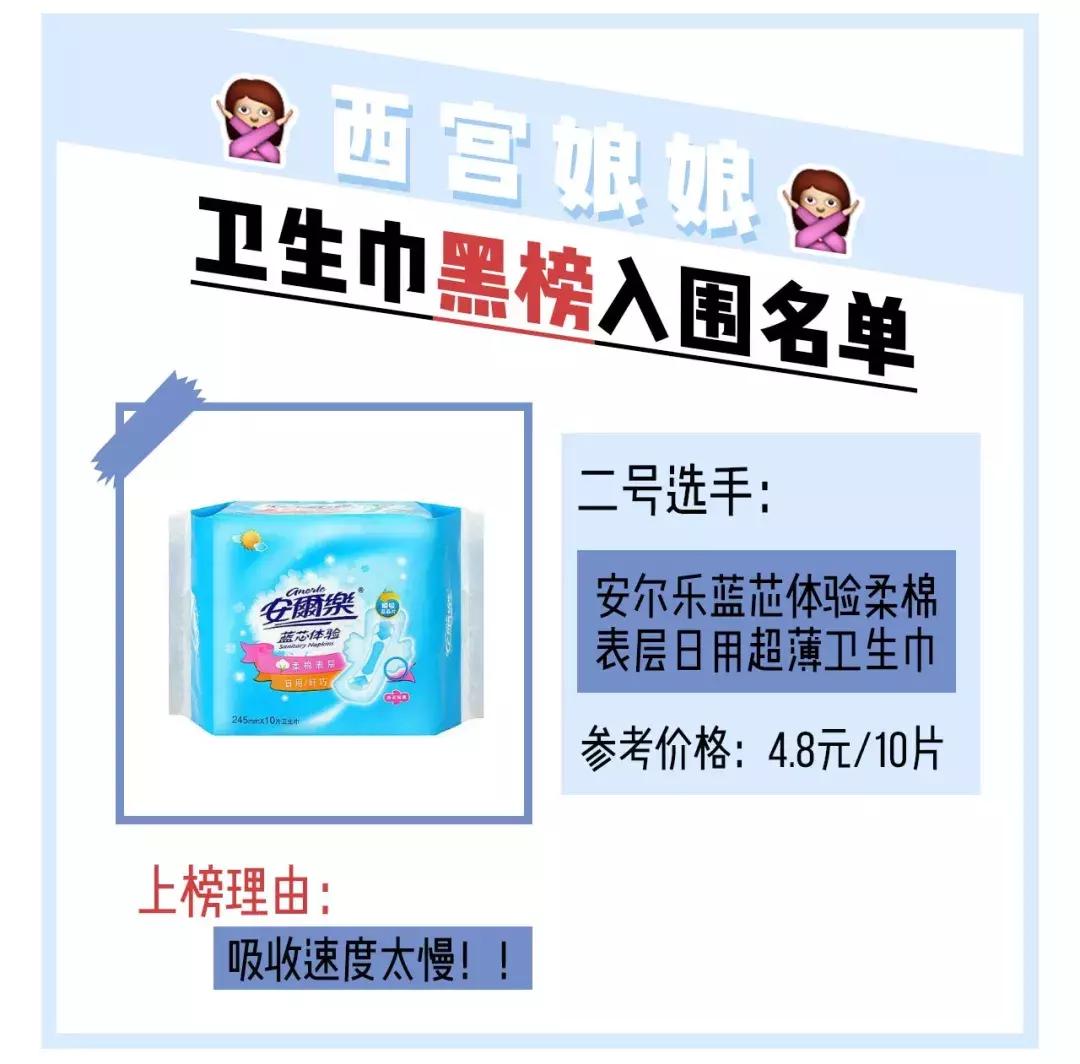 你的卫生巾，上黑名单了吗？