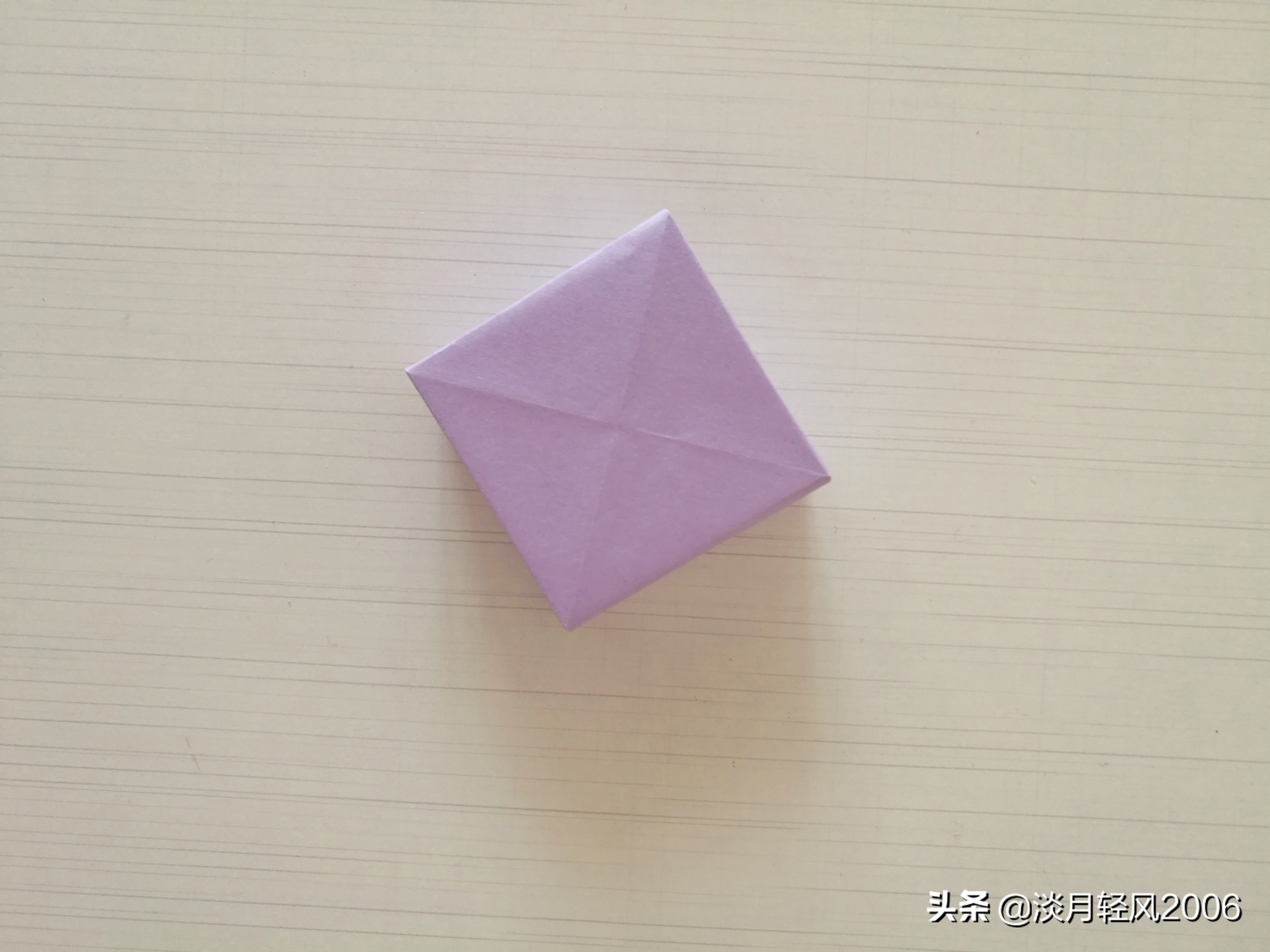 一张纸就可以折好看的小盒子教程,自制方形小纸折小盒子