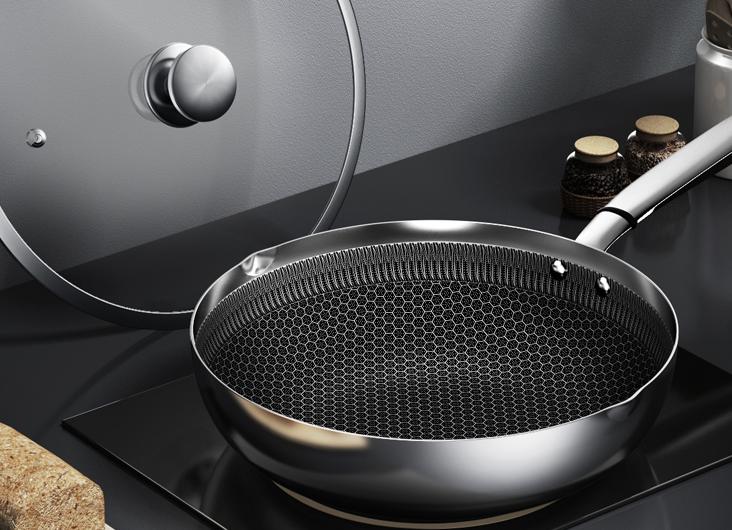 德国双立人锅具炒锅不粘锅价钱,德国百年炒锅