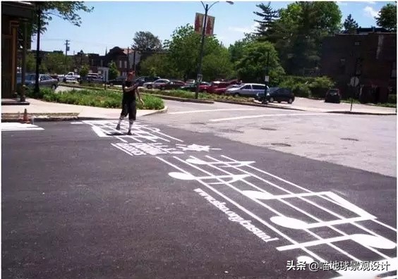 人行道创意,有创意的斑马线