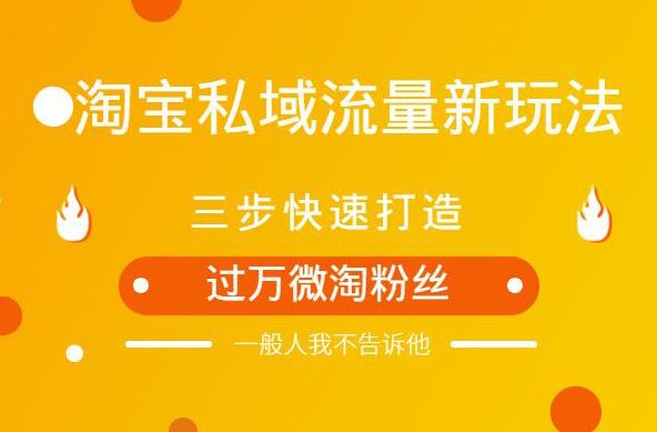 淘宝私域流量引流怎么做,如何增加淘宝微淘粉丝量