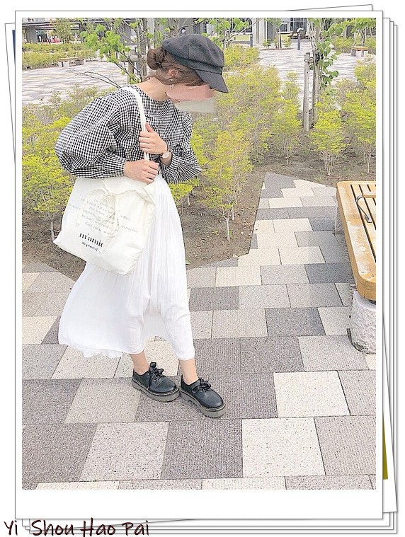 夏季格子衬衫搭配50岁,新款格子衬衫时尚潮流穿搭