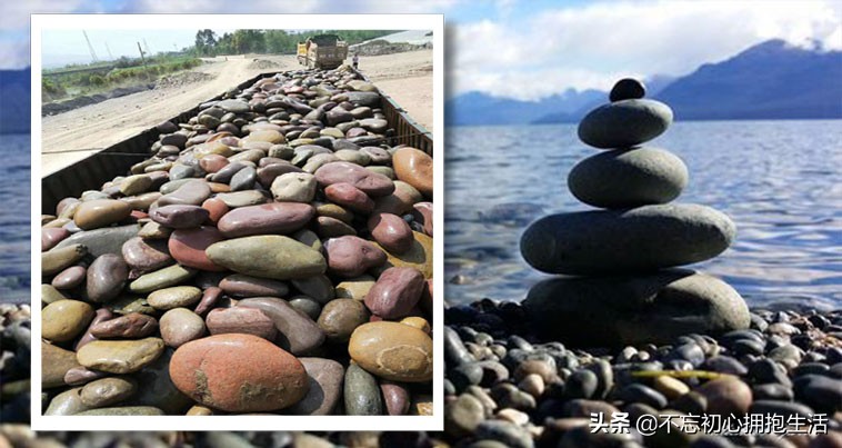 普通鹅卵石图片价格多少钱一吨,彩色鹅卵石价格多少钱一吨